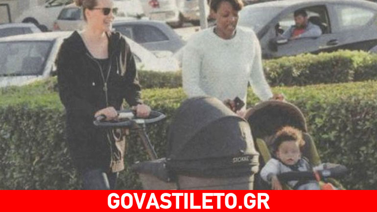 Υβόννη Μπόσνιακ: Πρώτη βόλτα με την κορούλα της